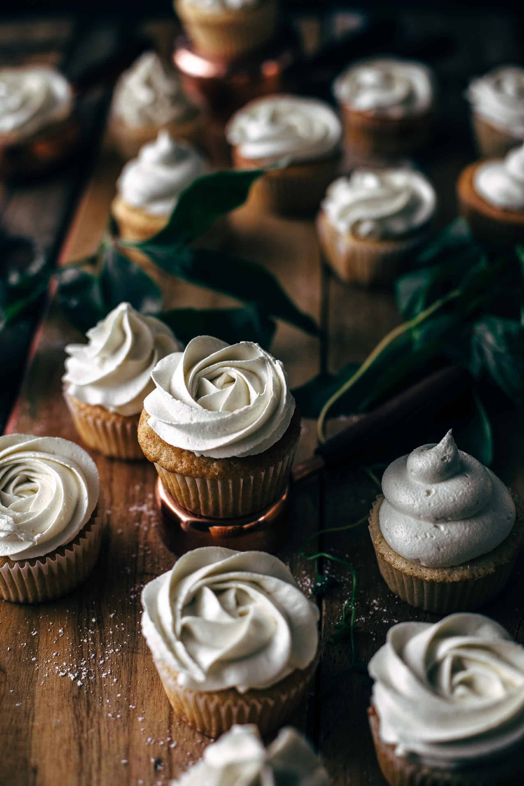 White Chocolate Cupcakes with White Chocolate Frosting Recipe