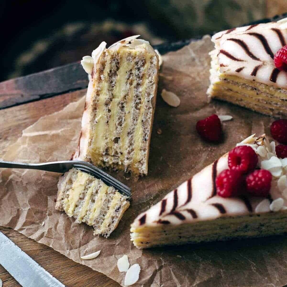 Hungarian Esterházy Torte Recipe