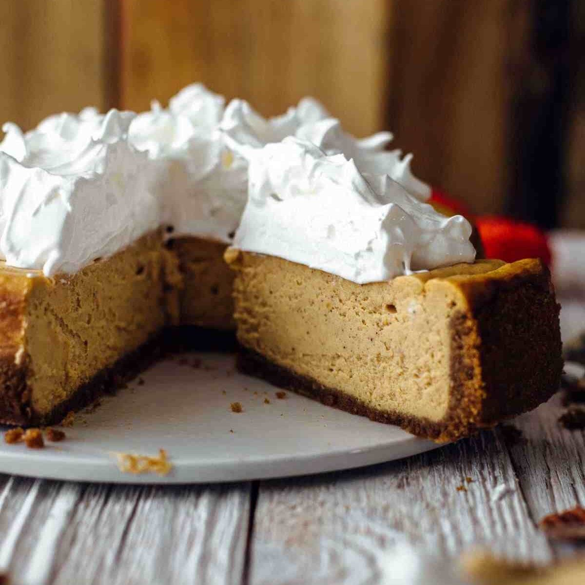 Sweet Potato Cheesecake with Marshmallow Meringue Recipe