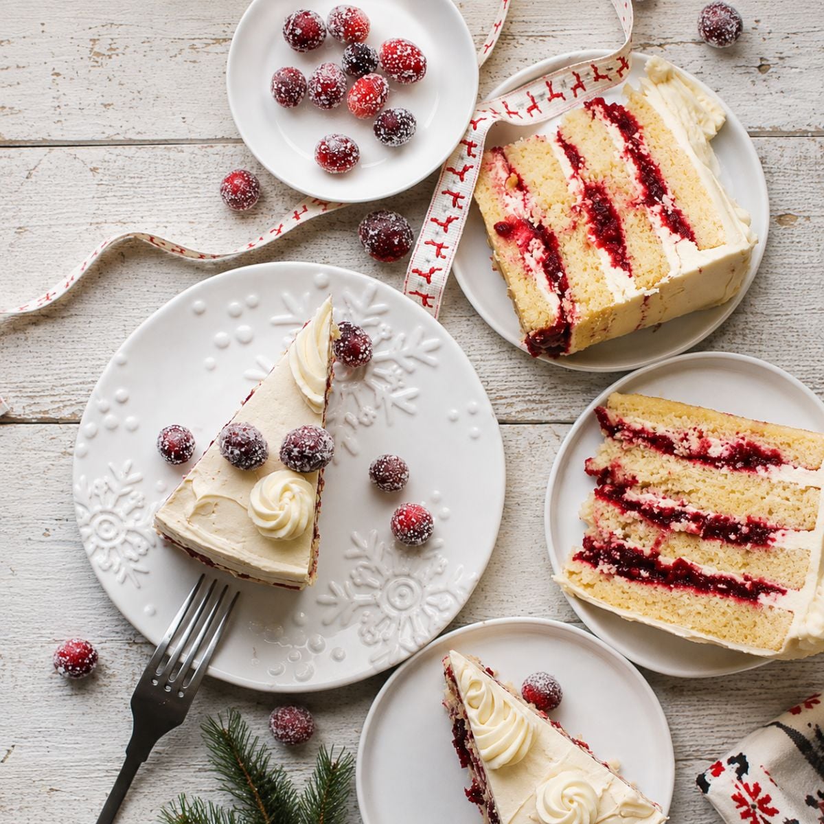 cranberry orange cake with White Chocolate Frosting serve with this