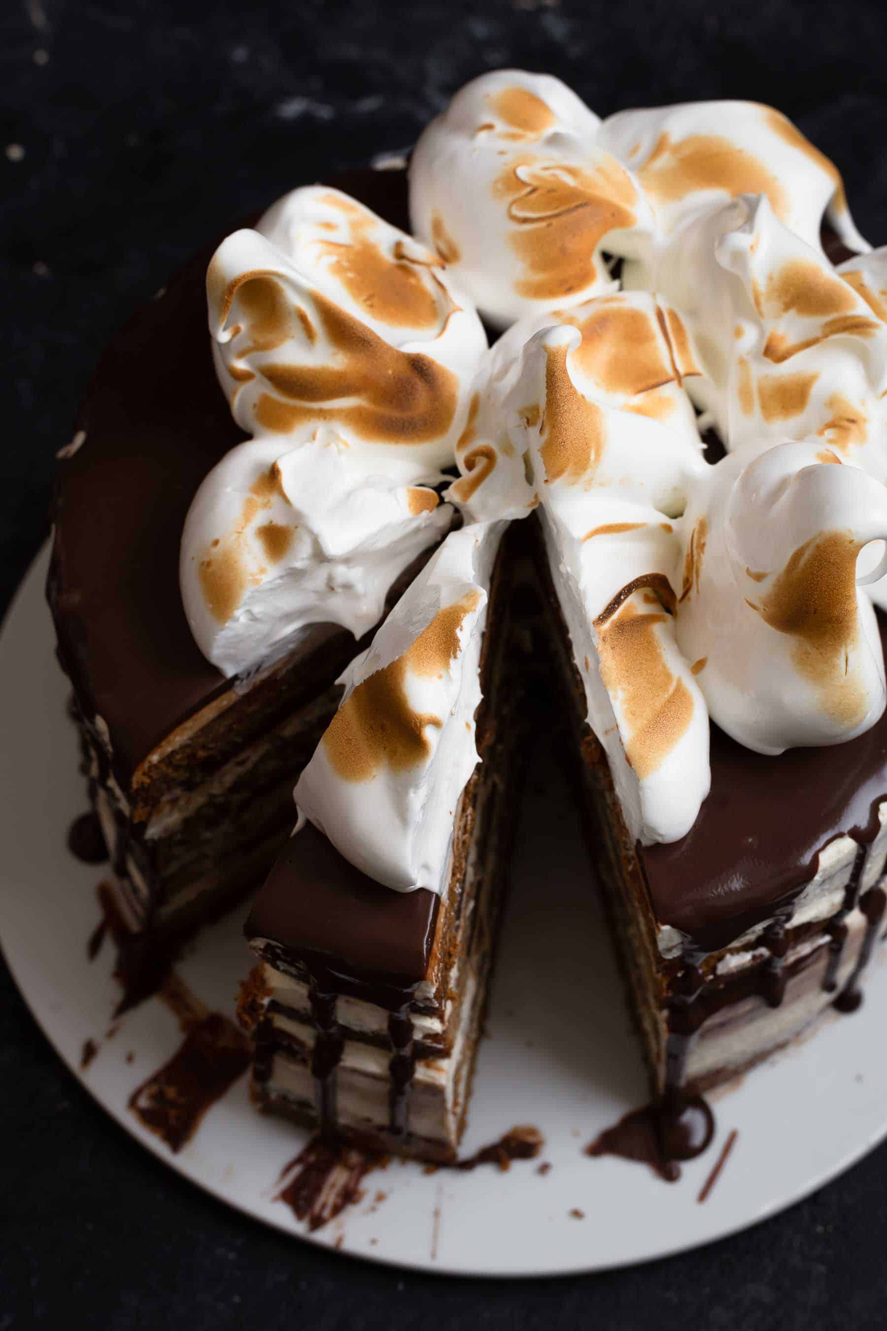 Unbelievably delicious S'mores Cake - Also The Crumbs Please