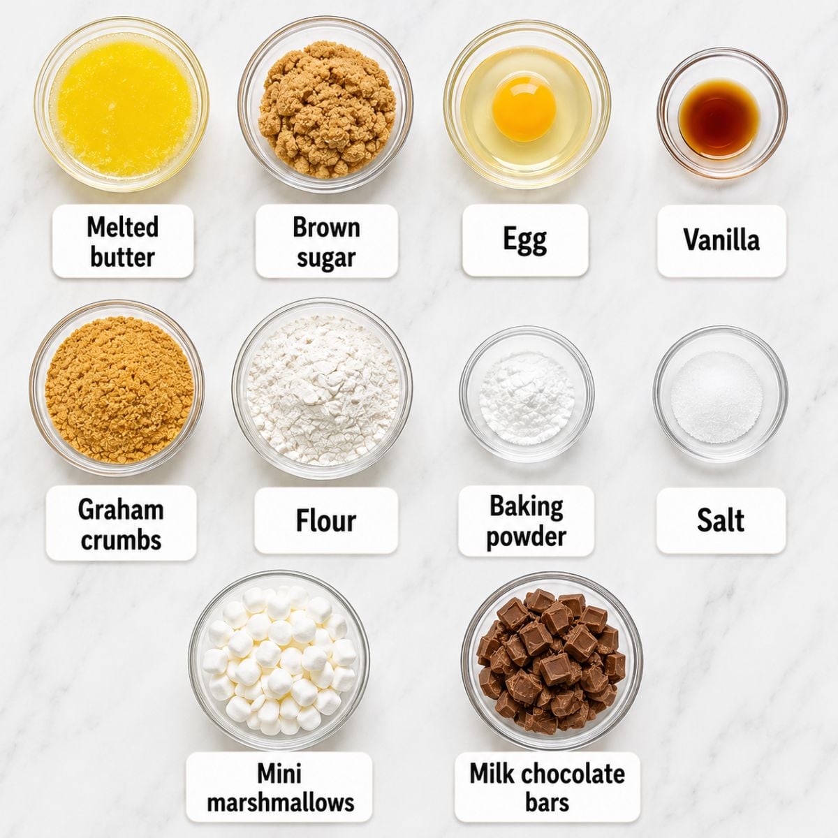 smores cookies ingredients