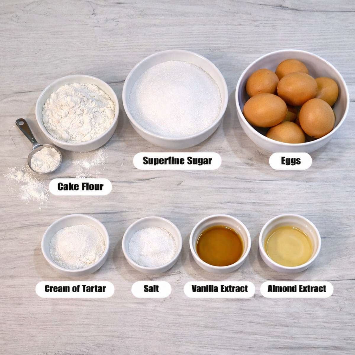 angel food cake with strawberries ingredients list