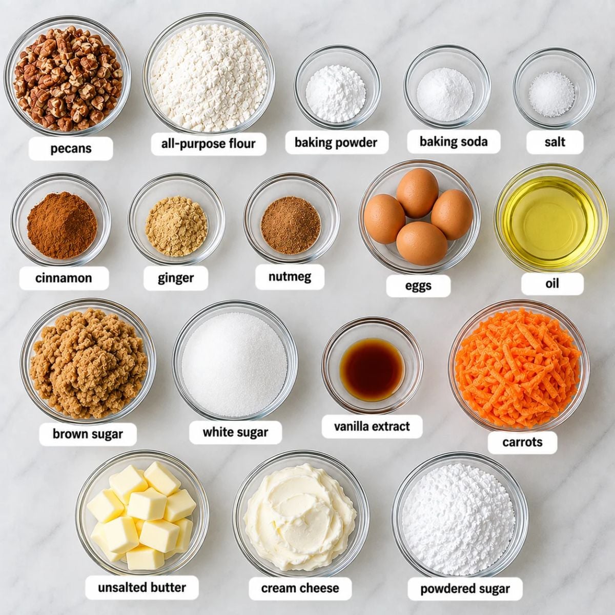 best carrot cake recipe ingredients