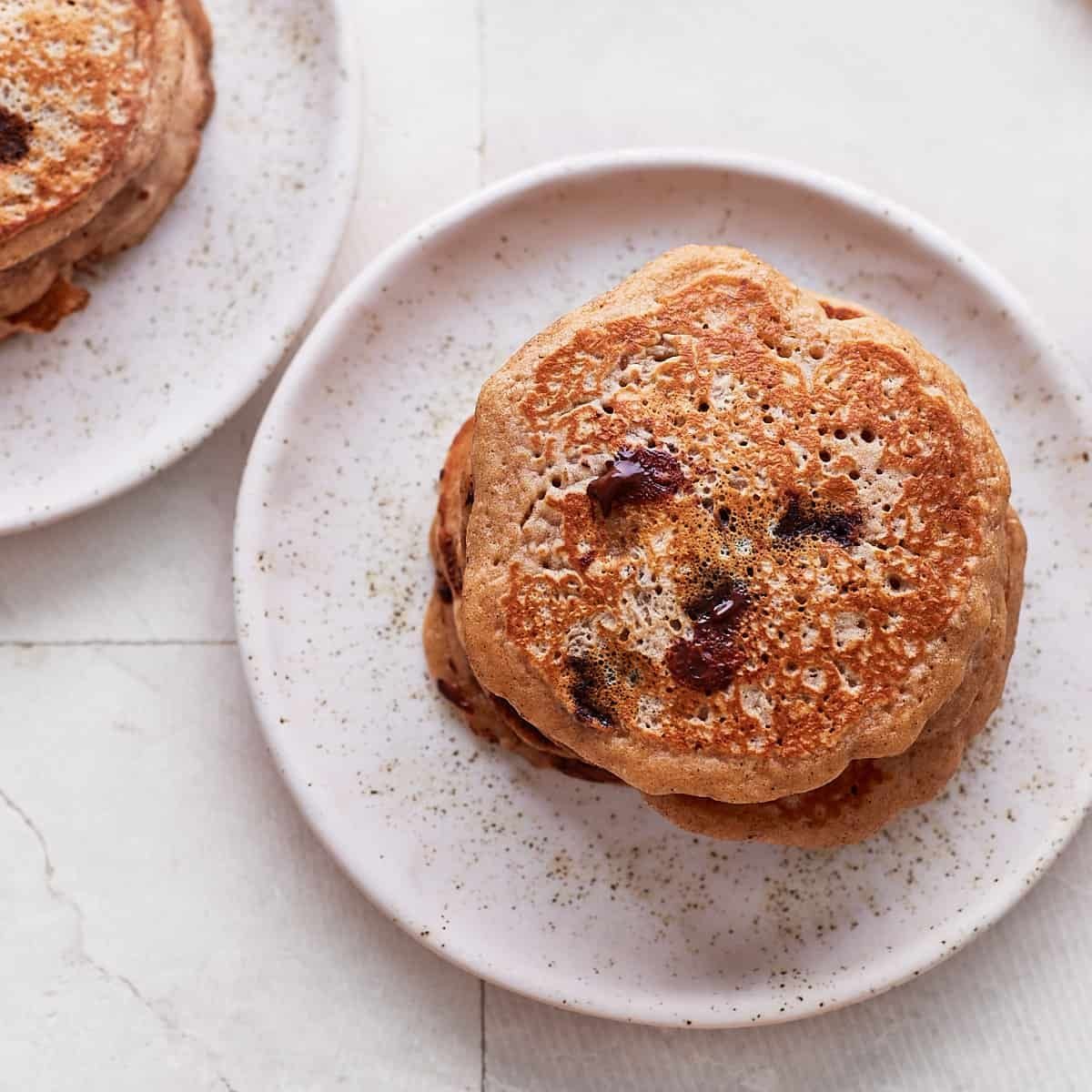 chocolate chip banana pancakes