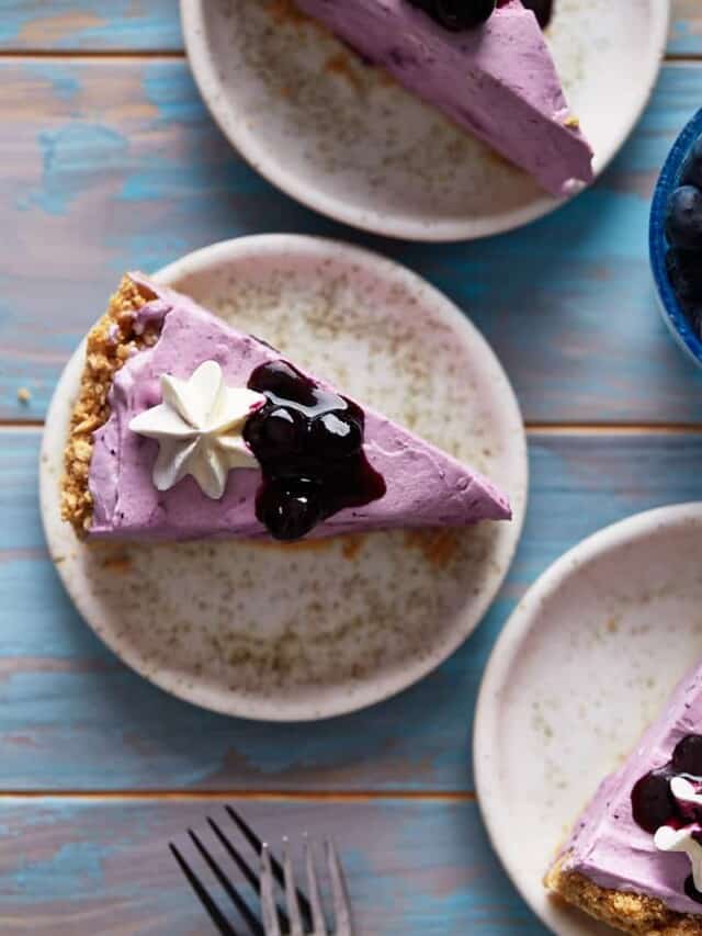The Best No-Bake Blueberry Cheesecake