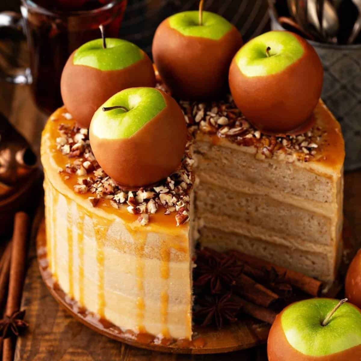 apple caramel cake