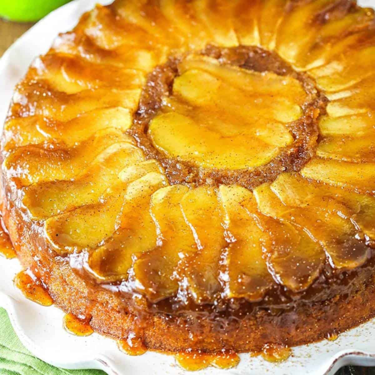 apple upside down cake
