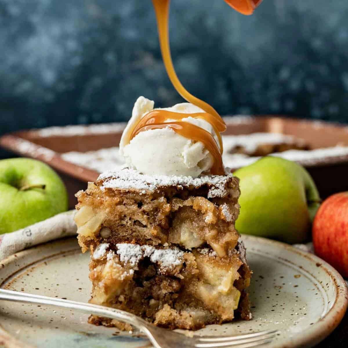 apple walnut cake