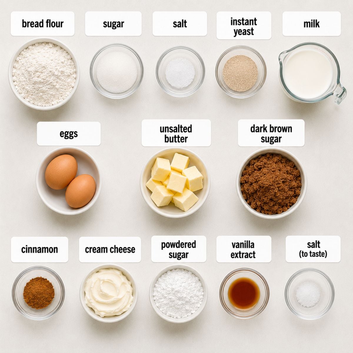 Best homemade cinnamon rolls ingredients