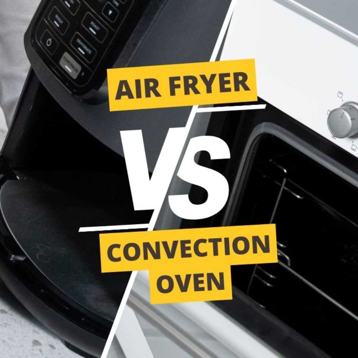 air fryer vs convection oven side by side