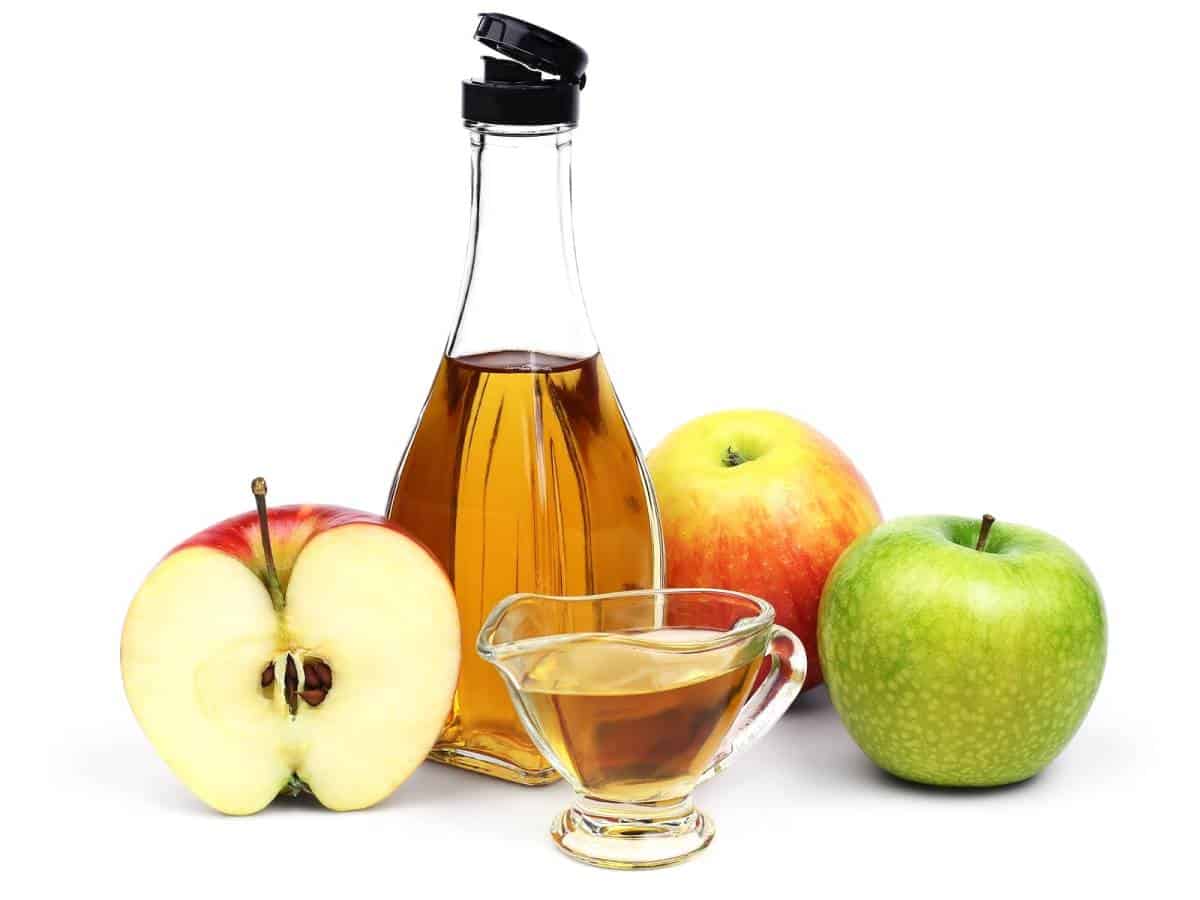 bottle of apple cider vinegar
