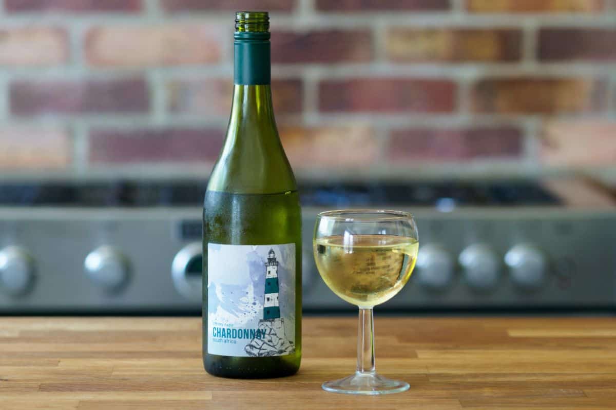 dry white wine as a chicken broth substitute option
