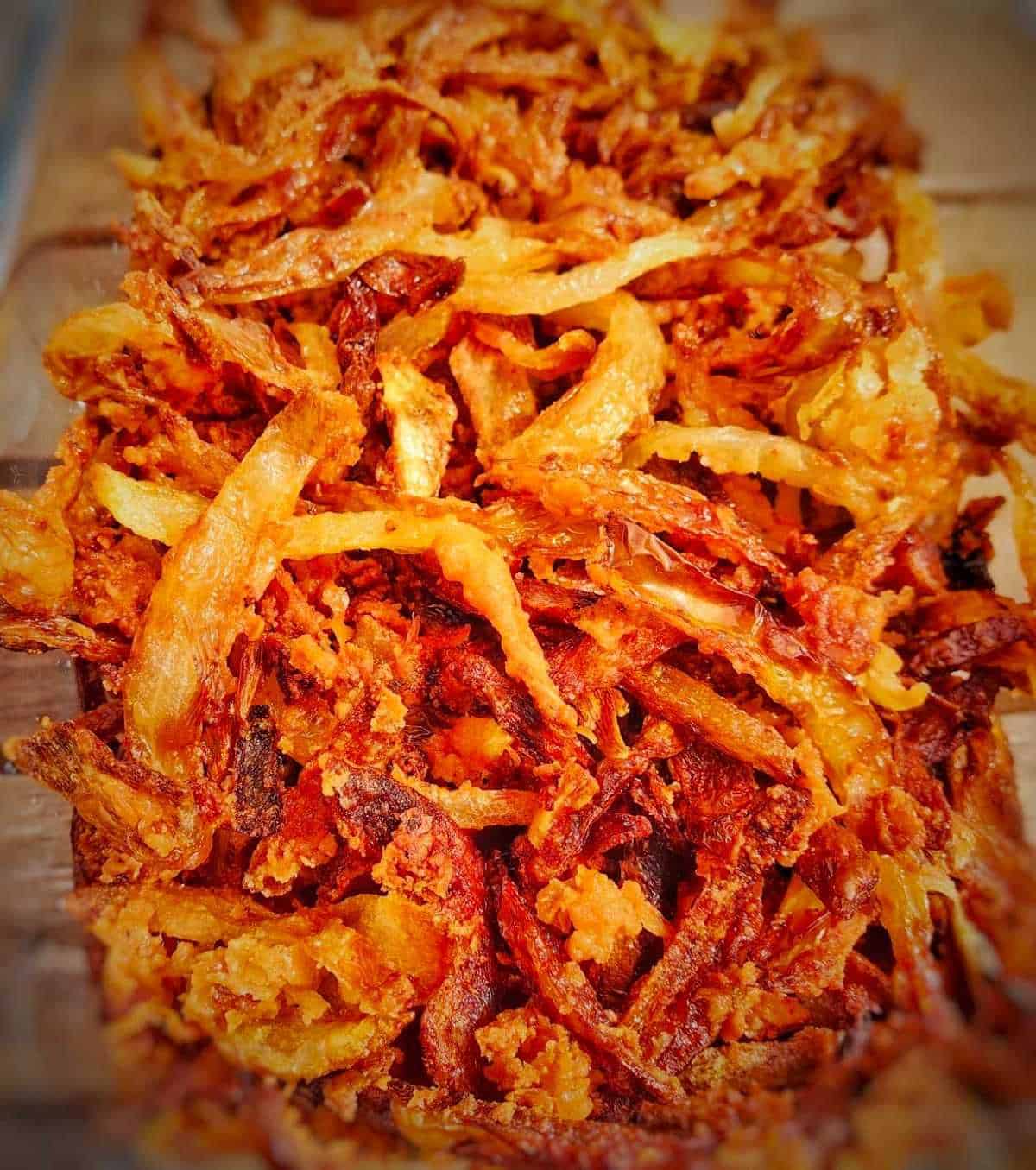 cooked fried onions
