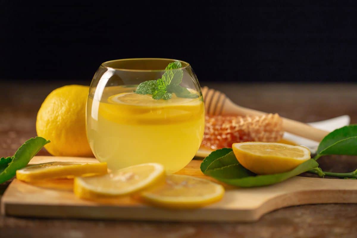 lemon juice with honey as a good black vinegar substitute