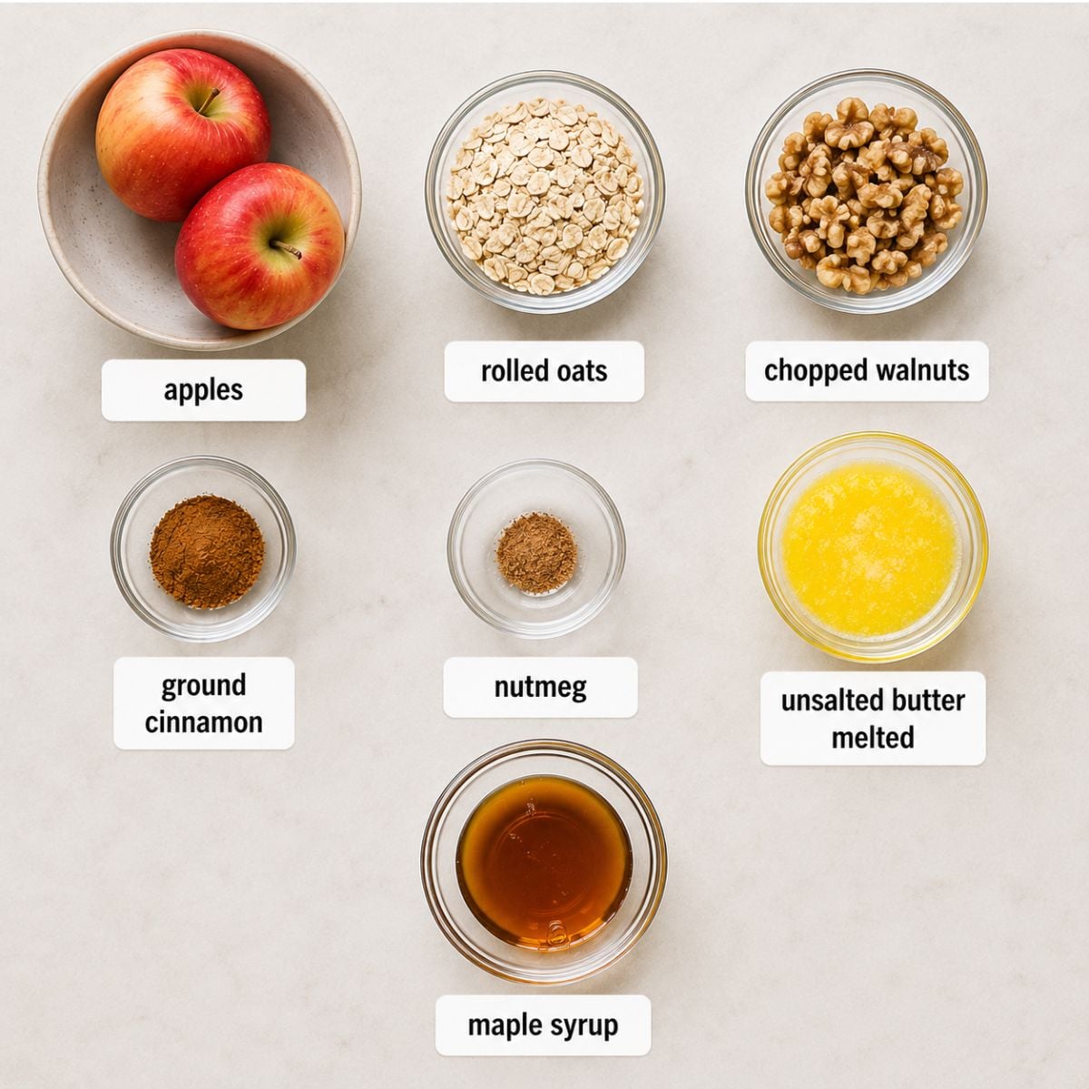 air fryer apples ingredients