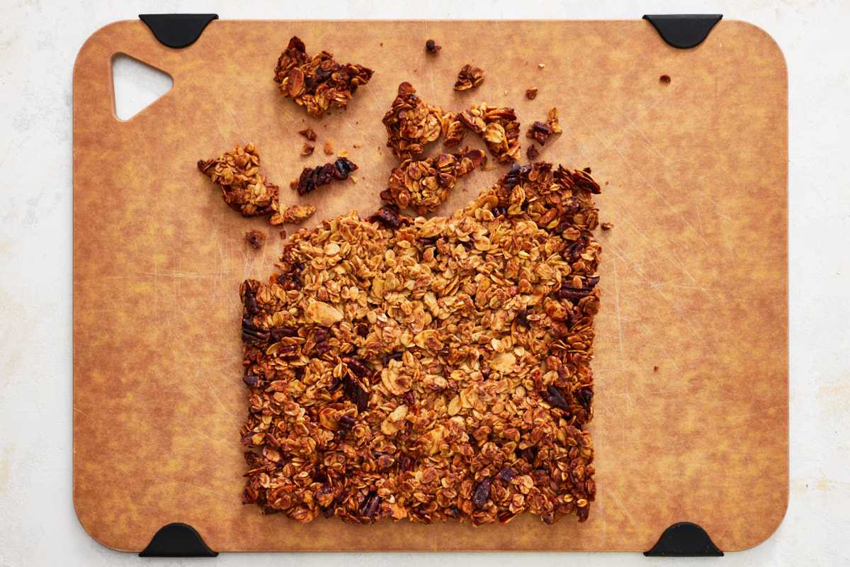 allow the granola to cool
