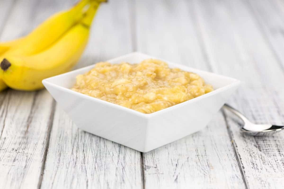 mashed banana