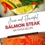 Perfect Air Fryer Salmon Steak