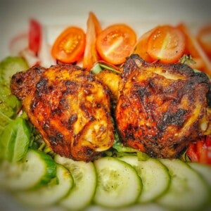 air fryer marinated chicken thighs recipe