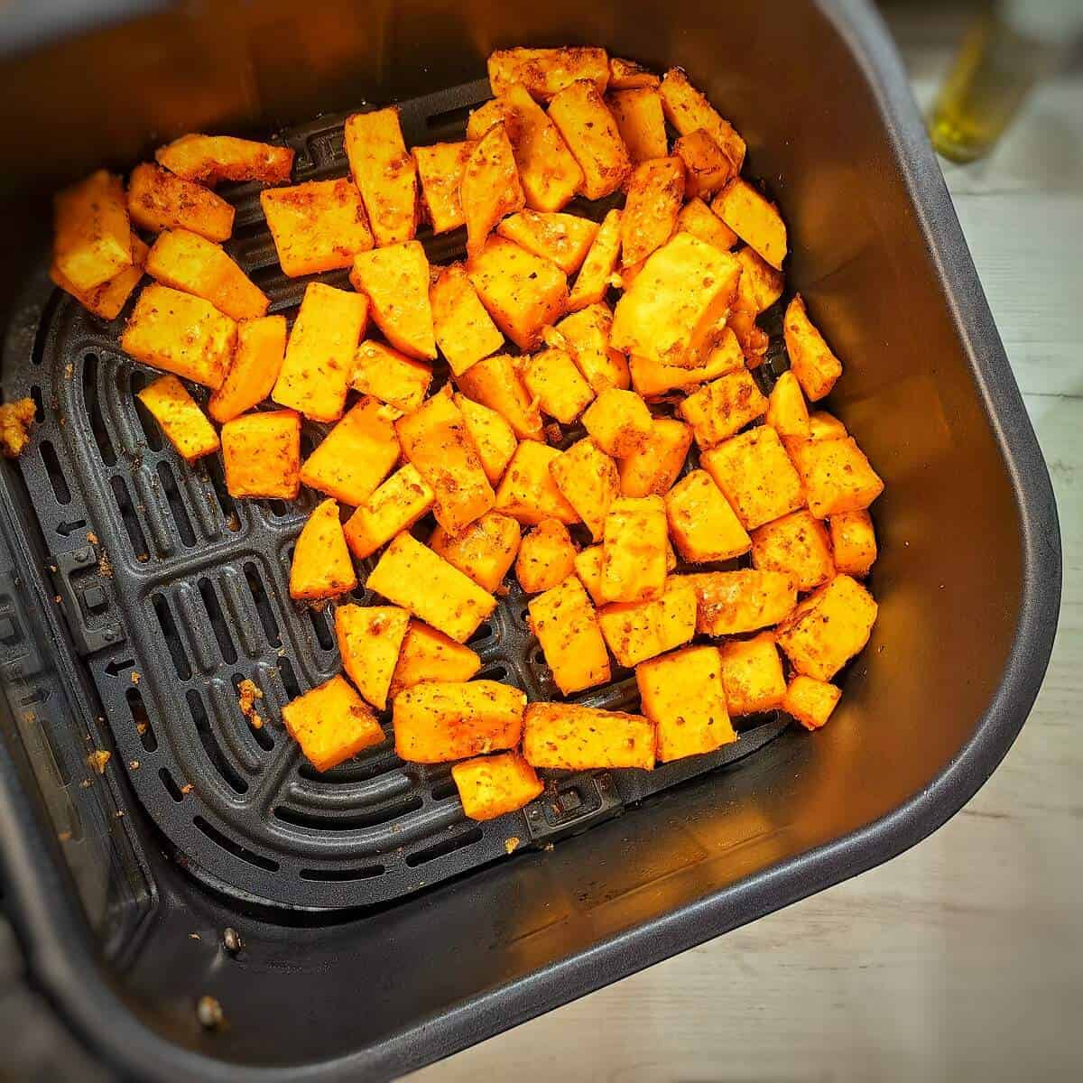 cook pumpkin slices in air fryer