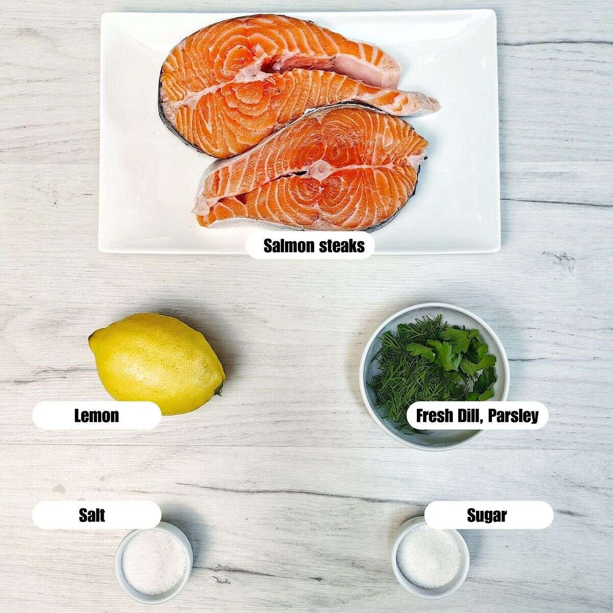 air fryer salmon steak ingredients