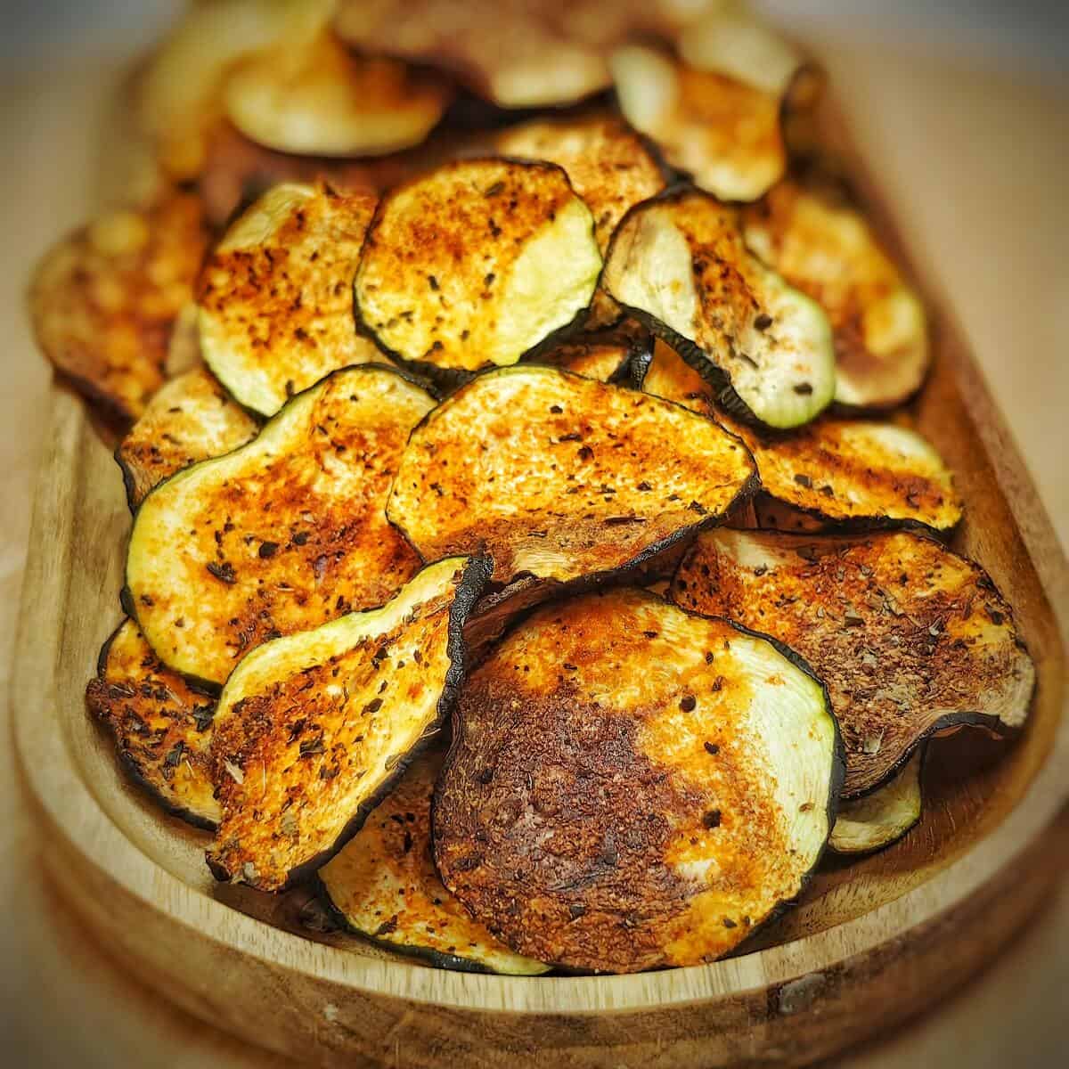 air fryer zucchini chips recipe