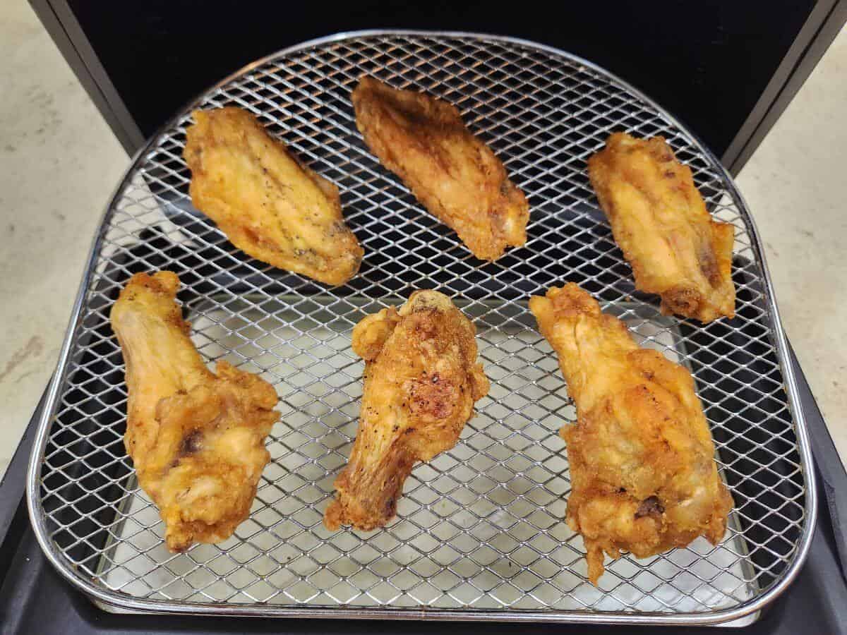 don't overcrowd the air fryer basket