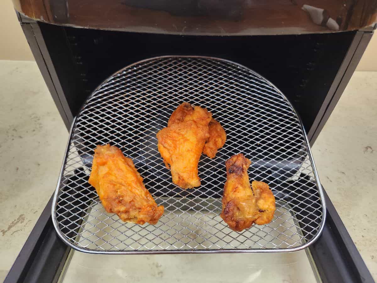 don't reheat wings multiple times