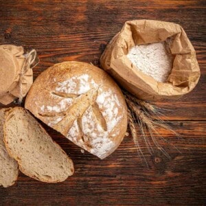 bread flour and bread