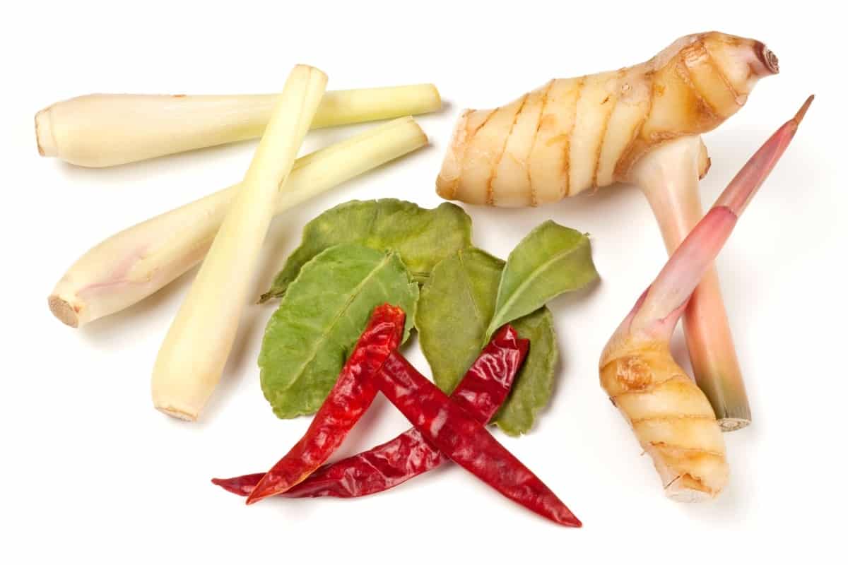 galangal and other thai spices