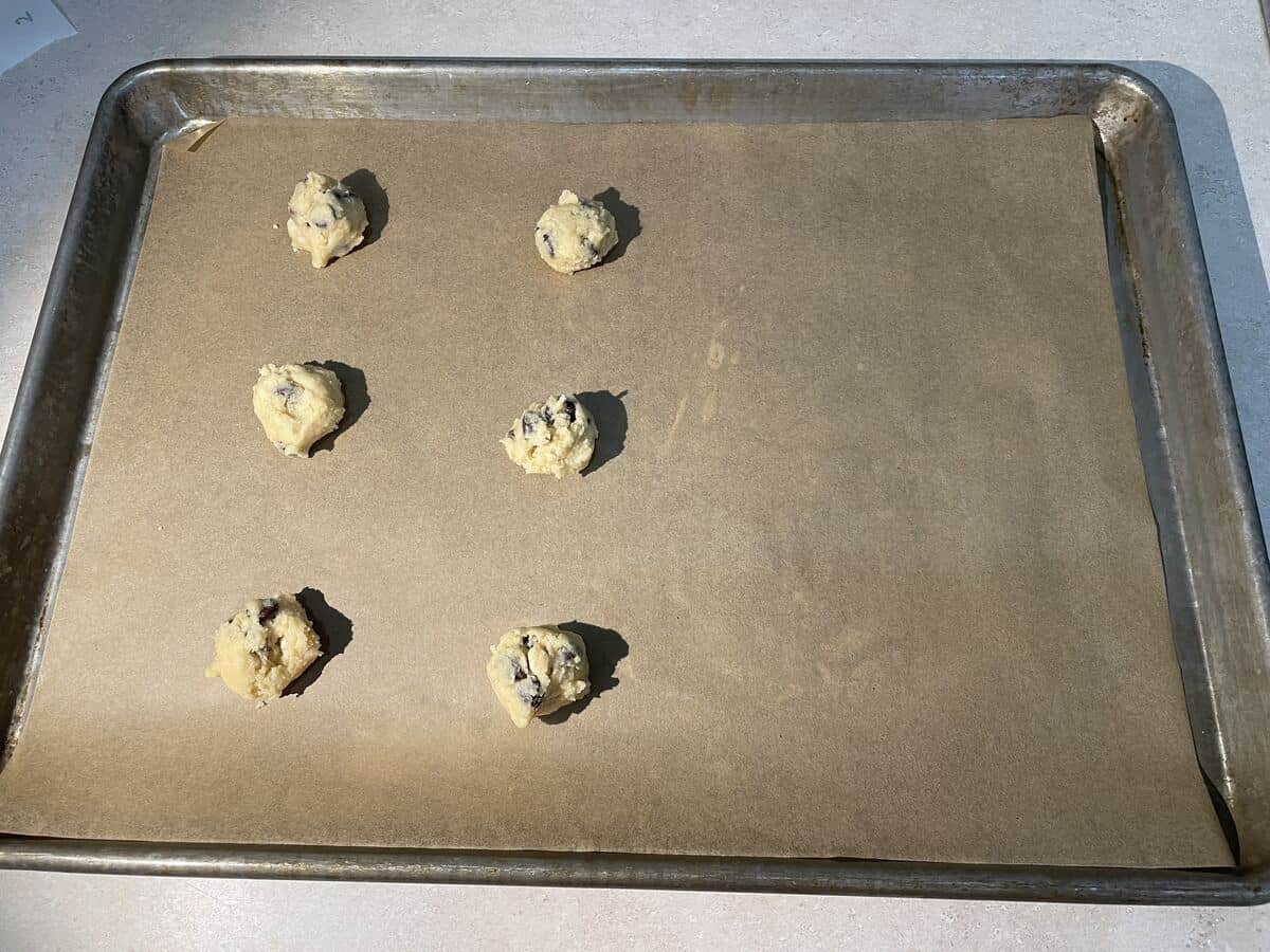 smarttake parchment paper with cookie dough