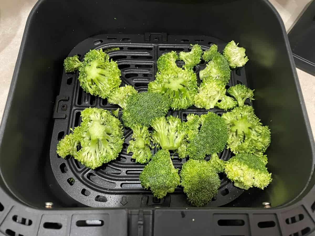 vegetables in an air fryer
