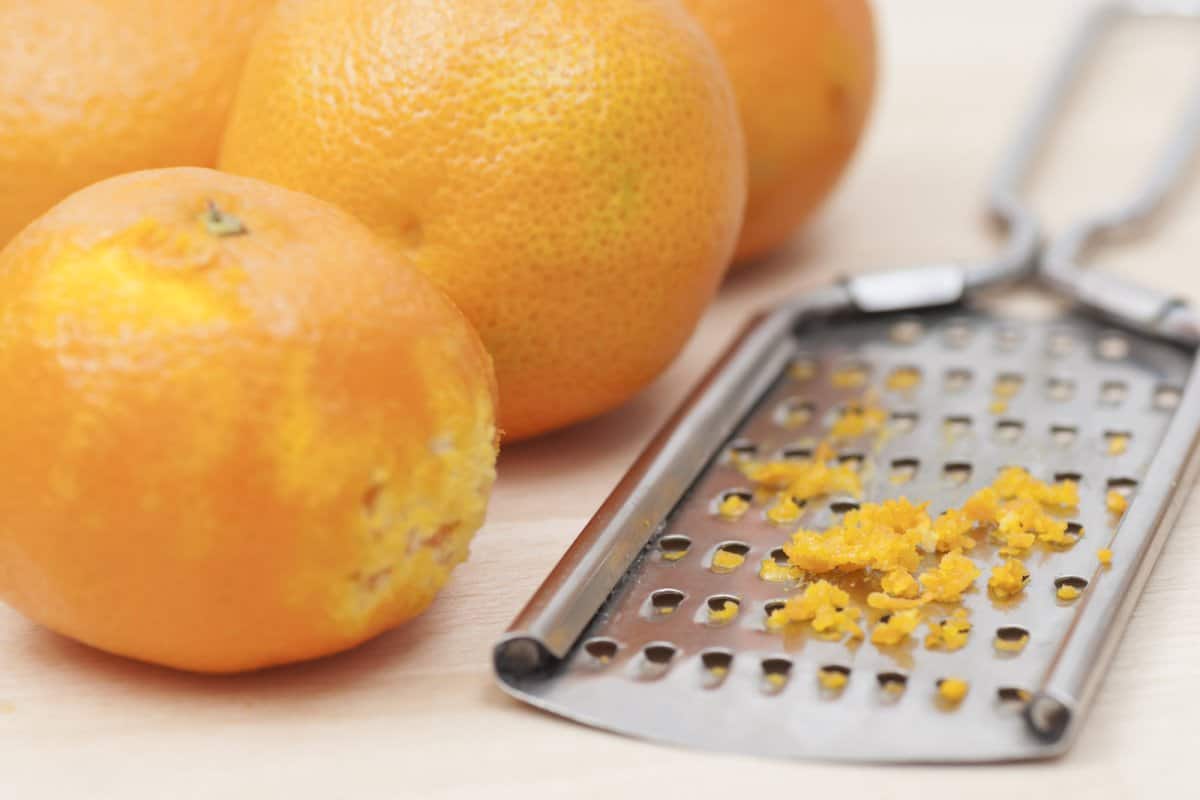 grater and citrus zest