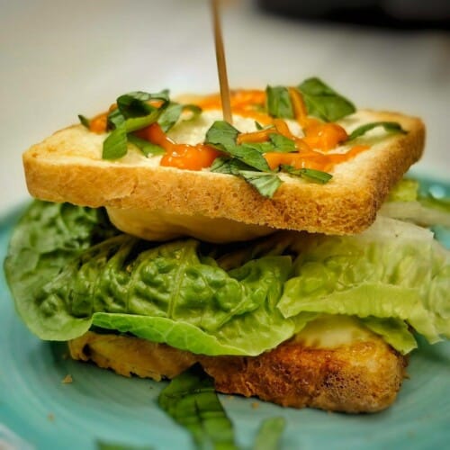 air fryer breakfast egg toast