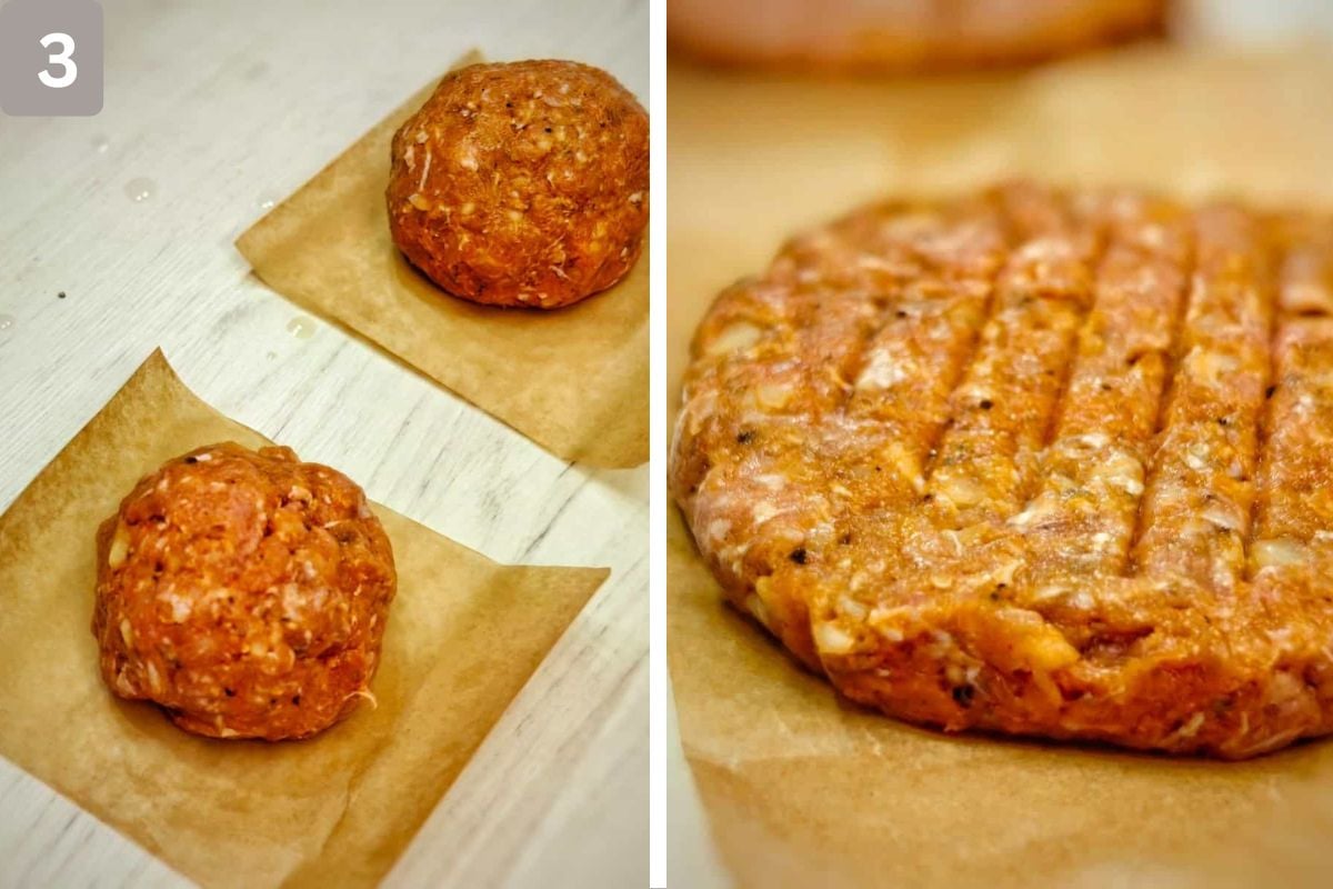 shape the patties