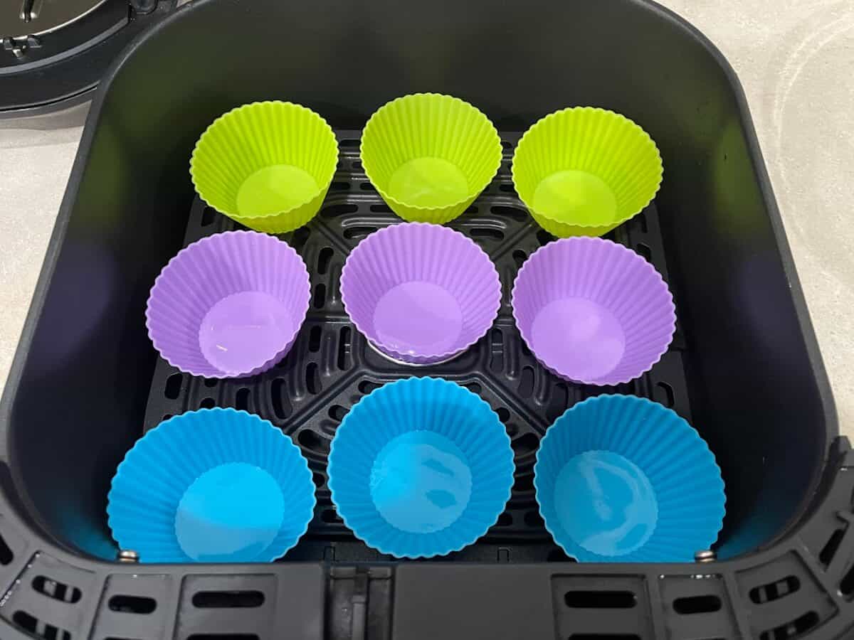 silicone liners inside air fryer