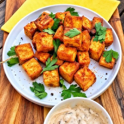crispy air fryer tofu