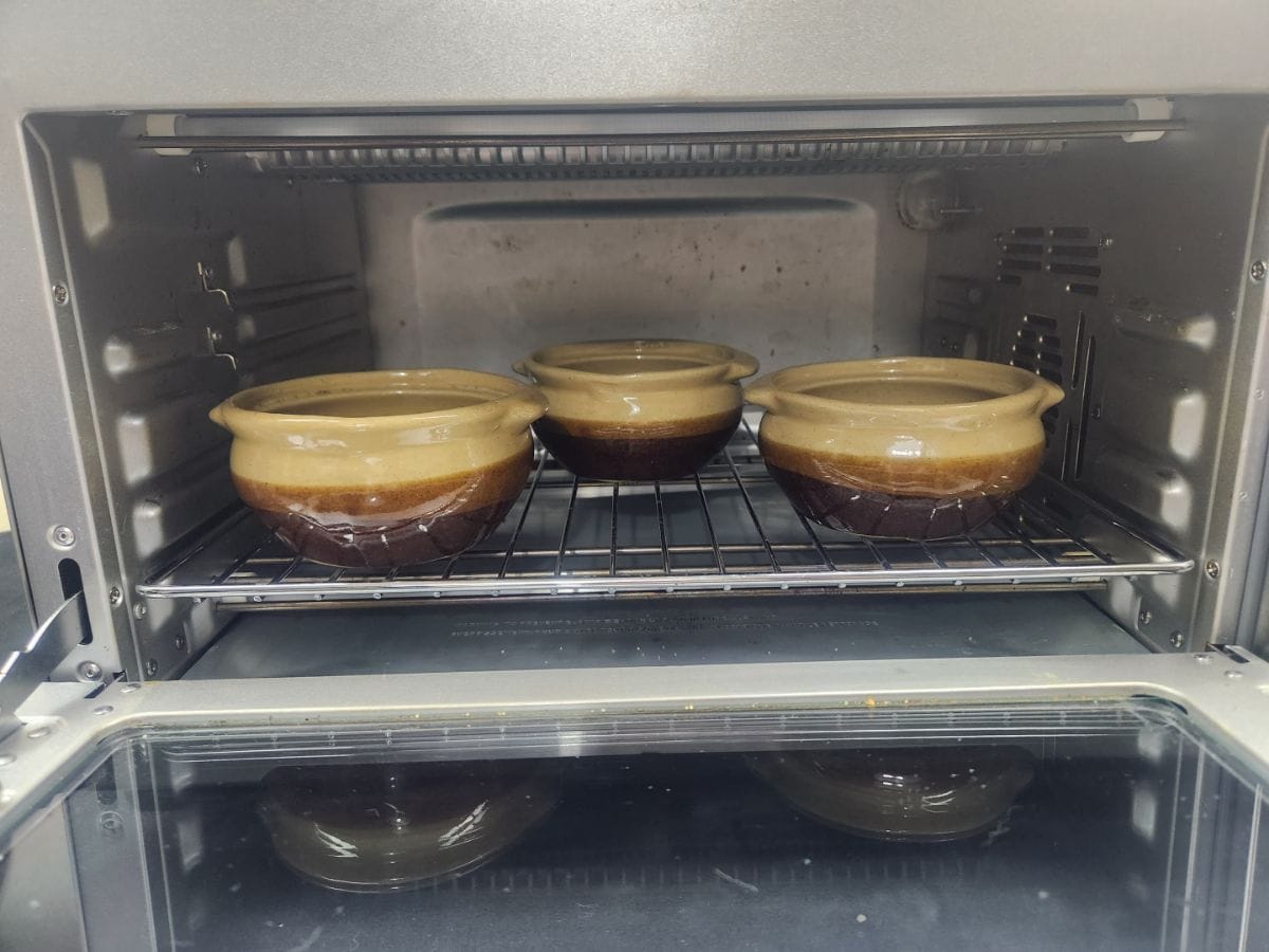 ceramic bowls insider air fryer oven