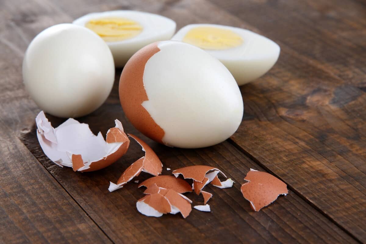 hard-boiled eggs