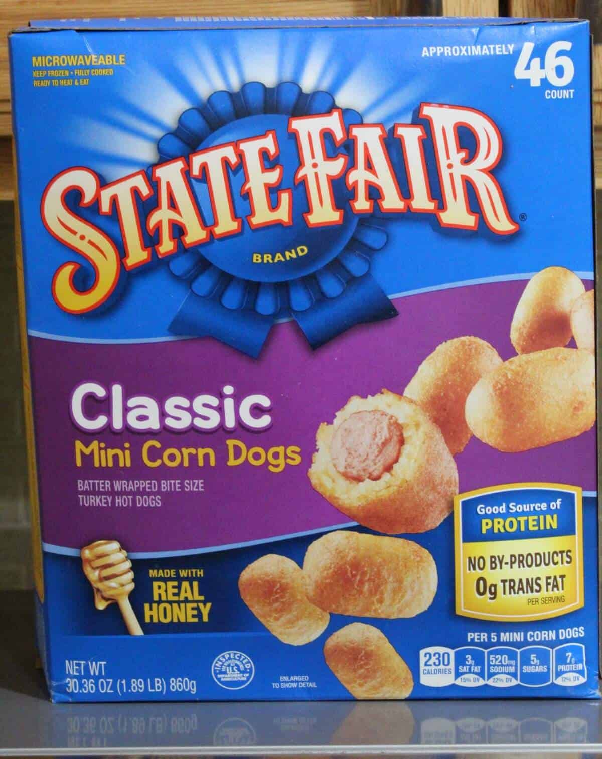 state fair mini corn dogs box