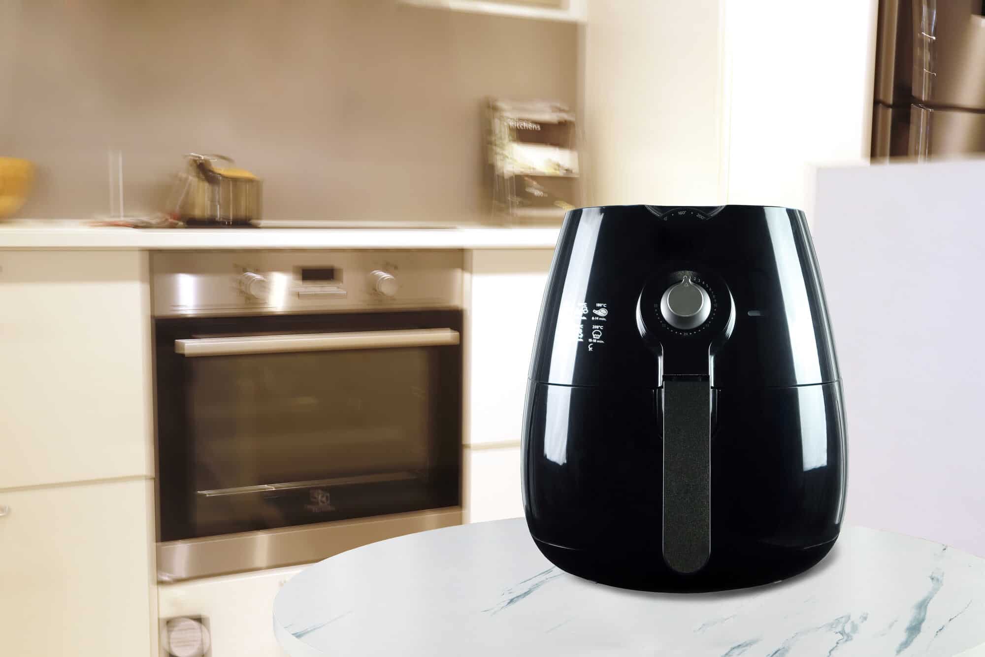 air fryer and oven in the kitchen