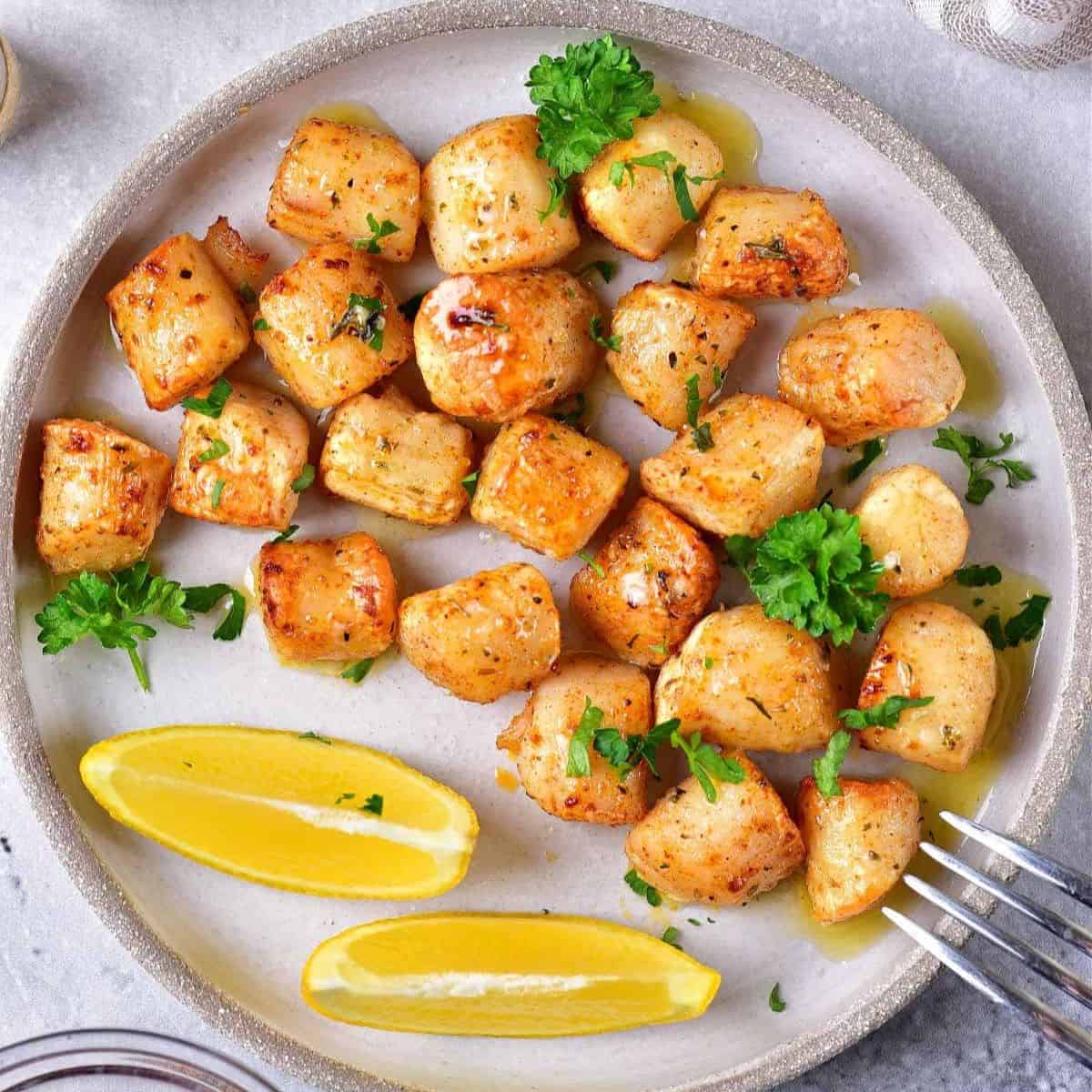 air fryer scallops