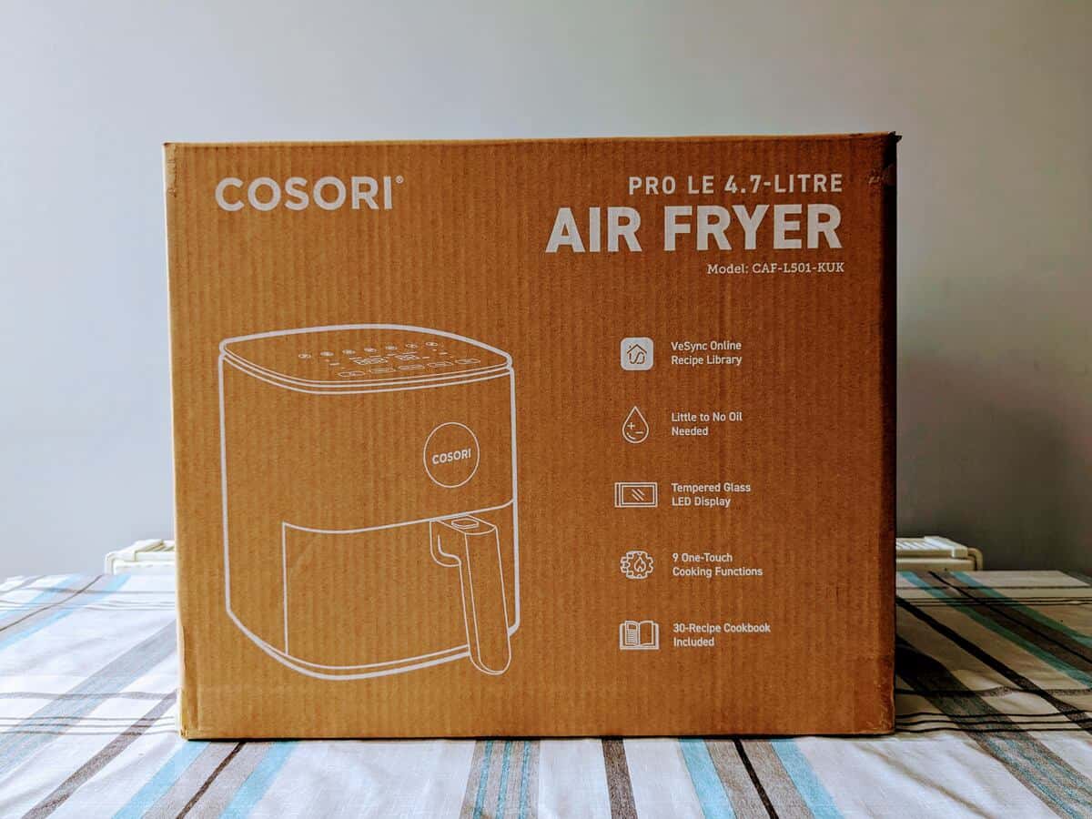 cosori pro 2 air fryer box