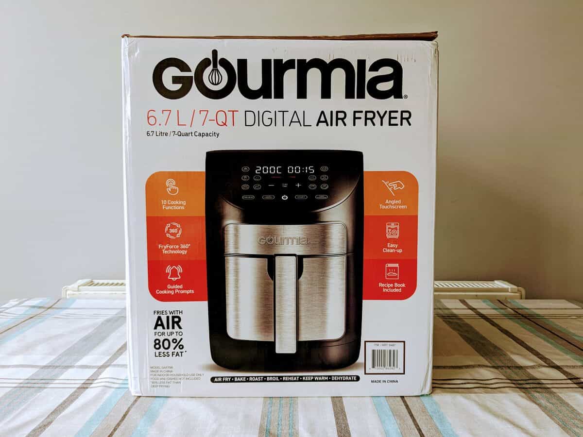 Gourmia 7 Qt Digital Air Fryer with Guided Cooking, Stainless Steel