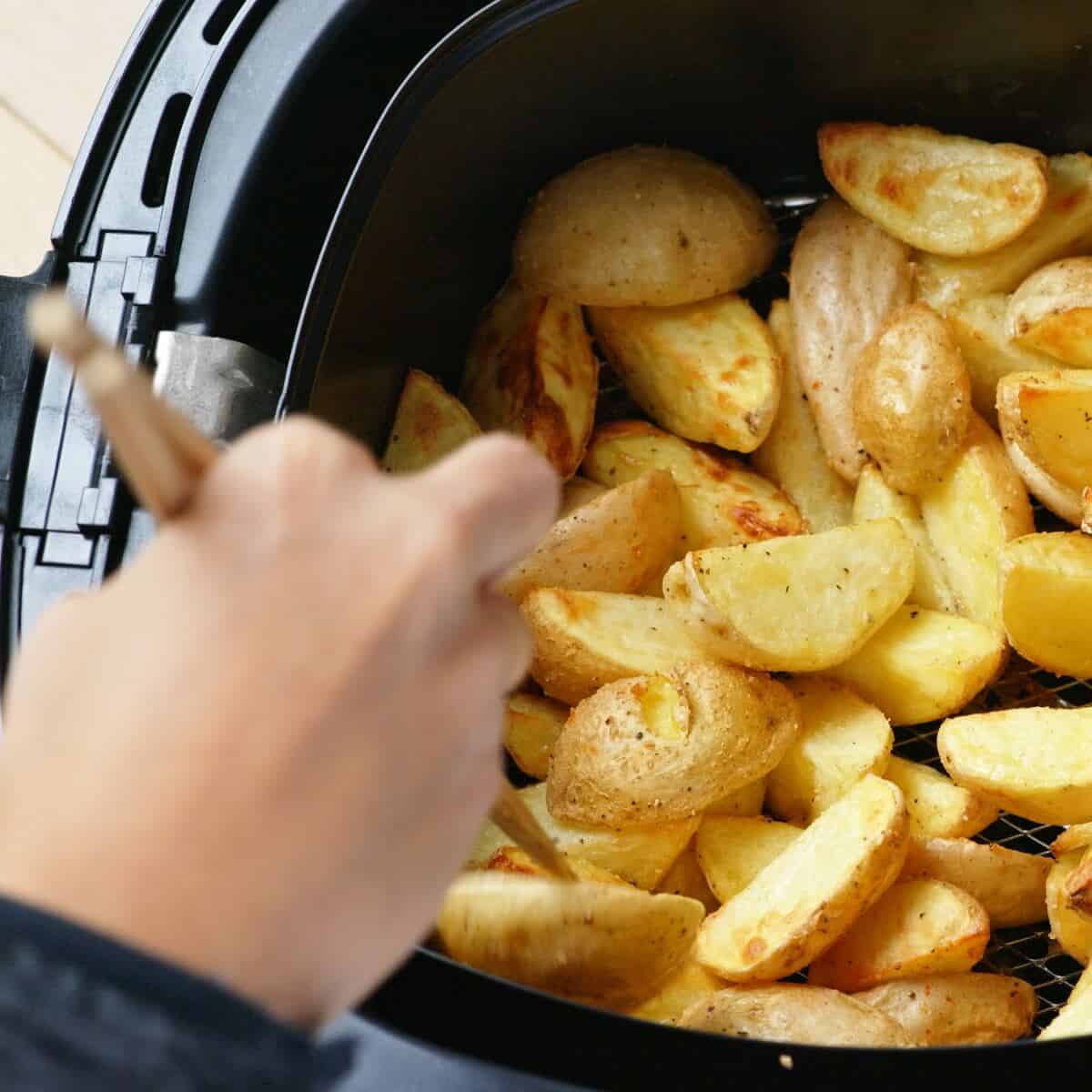 air fryer homemade grilled potato