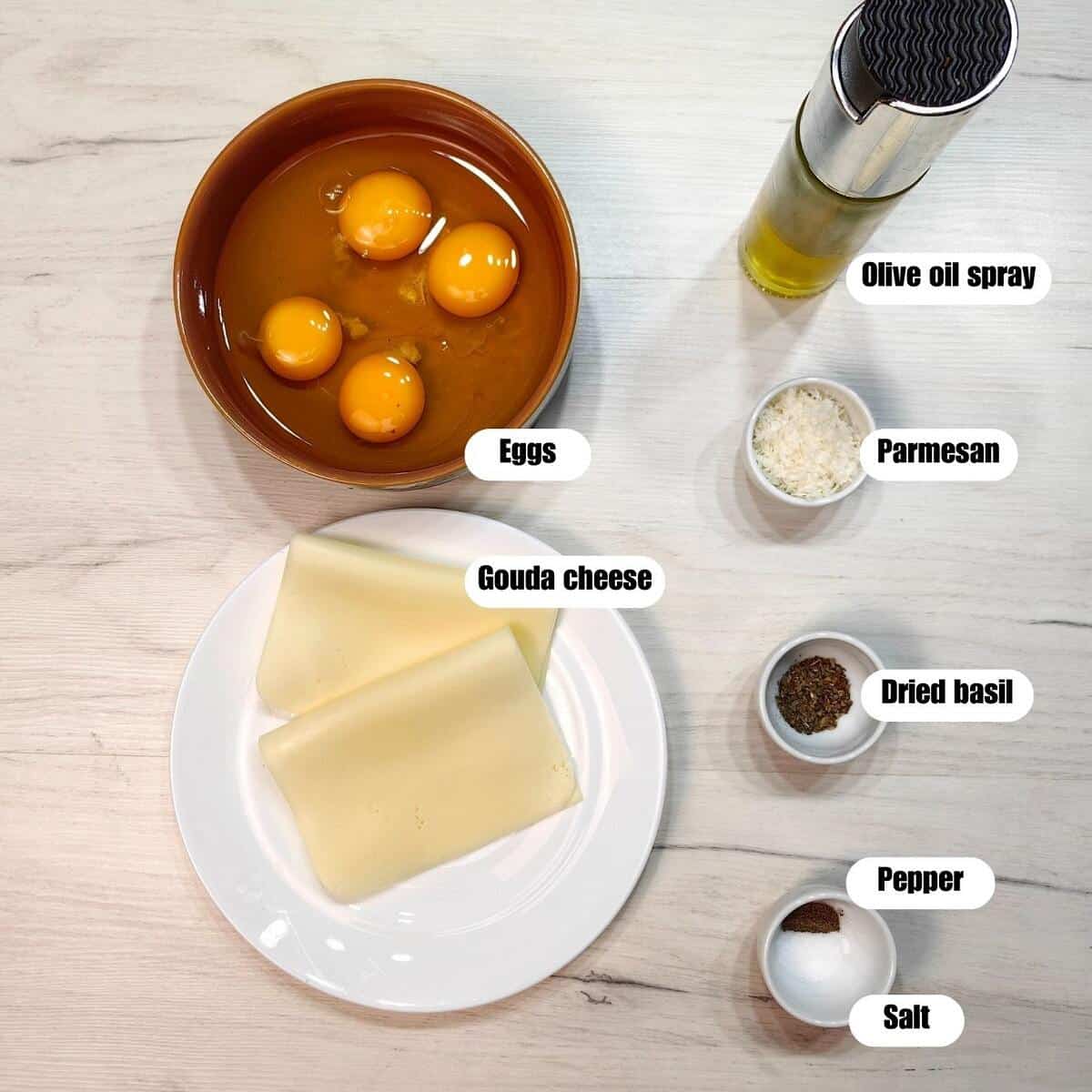 omelette ingredients