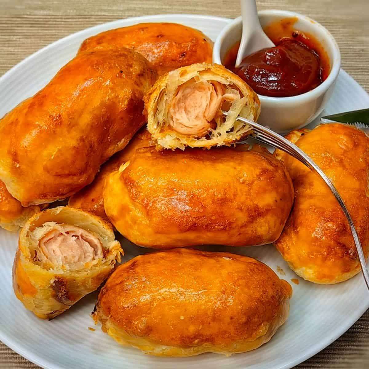 air fryer sausage rolls