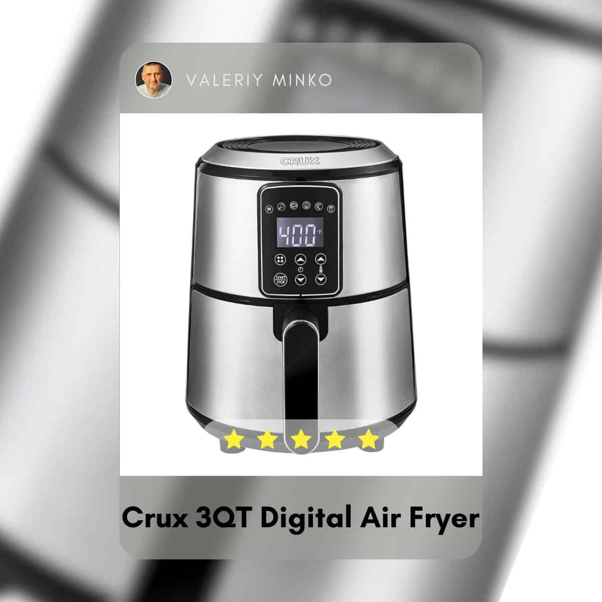 Crux Air Fryer Review - Also The Crumbs Please