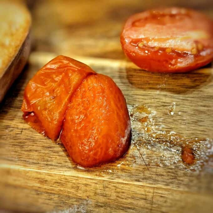 roasted tomato peel
